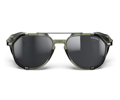 Julbo Tribute Sonnenbrille – Grün Army / Schwarz – Spectron 3 – Detailansicht