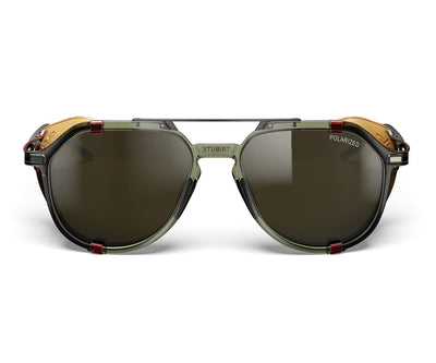 Julbo Tribute Dreamers Series Sonnenbrille – Grün Army / Braun – Spectron 3 Polarized – Detailansicht