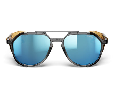 Julbo Tribute Sonnenbrille – Schwarz / Kastanienbraun – Spectron HD 3 Polarized – Detailansicht