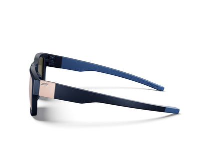 Julbo Better S Sportbrille – Dunkelblau / Rosa – Spectron 3 – Seitenansicht
