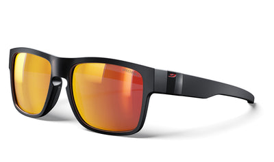Julbo Better L Sportbrille – Schwarz – Spectron 3 (Flash Rot) – Frontansicht