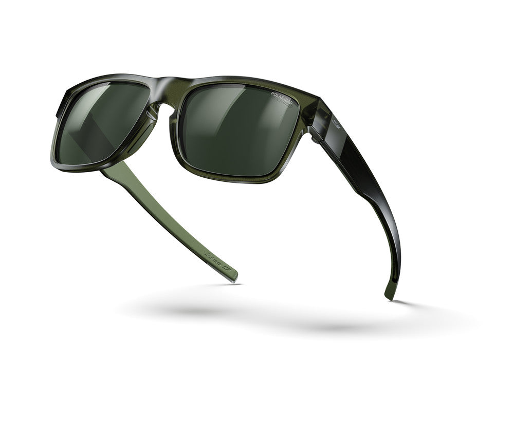 Julbo Better L Sportbrille – Grün Army – Spectron 3 Polarized – Seitenansicht