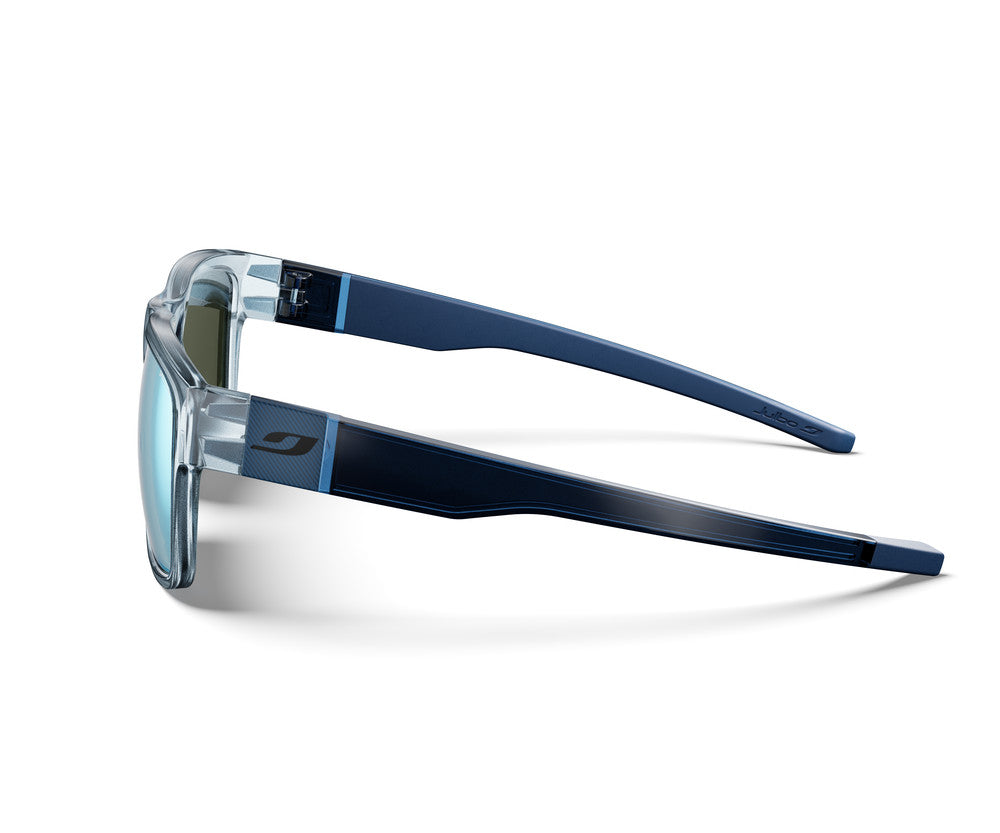 Julbo Better L Sportbrille – Kristall / Dunkelblau – Spectron HD 3 Polarized – Detailansicht