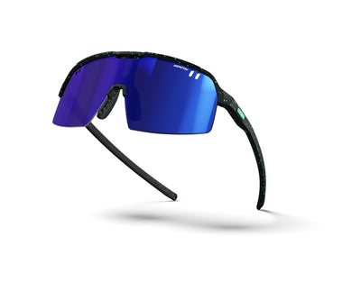 Julbo Intensity S Sportbrille – Schwarz / Mint – REACTIV 1-3 High Contrast – Seitenansicht