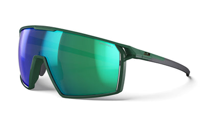 Julbo Rush 2 Sportbrille – Grün / Schwarz – Spectron 3 – Frontansicht