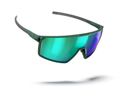 Julbo Rush 2 Sportbrille – Grün / Schwarz – Spectron 3 – Detailansicht