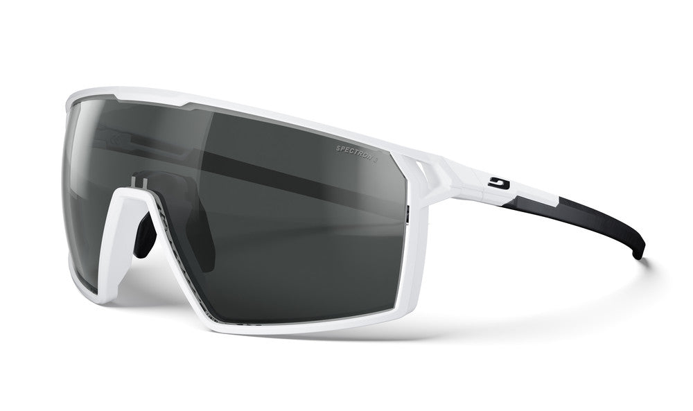 Julbo Rush 2 Sportbrille – Weiß / Schwarz – Spectron 3 – Frontansicht