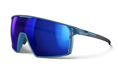 Julbo Rush 2 Sportbrille – Blau / Schwarz – REACTIV 1-3 High Contrast – Frontansicht