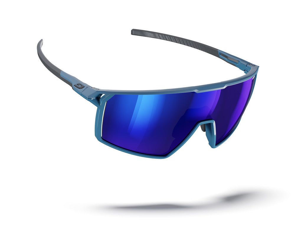 Julbo Rush 2 Sportbrille – Blau / Schwarz – REACTIV 1-3 High Contrast – Detailansicht