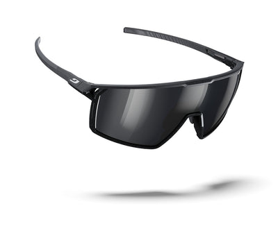 Julbo Rush 2 Sportbrille – Schwarz / Weiß – REACTIV 0-3 – Detailansicht