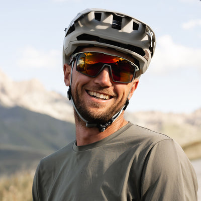 Julbo Rush 2 Sportbrille – Hellgrün / Grün – REACTIV 0-3 High Contrast – Detailansicht