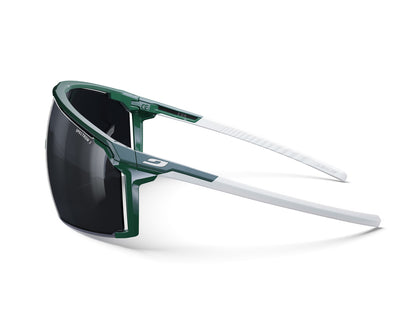 Julbo Panora Sportbrille – Dunkelblau-Grün / Grau – Spectron 3 – Detailansicht