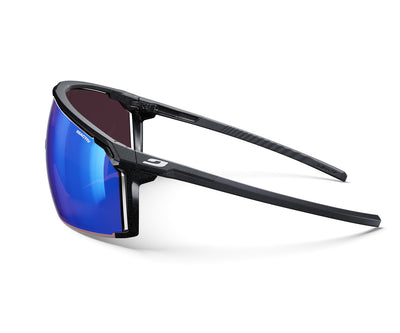 Julbo Panora Sportbrille – Schwarz / Weiß – REACTIV 1-3 High Contrast – Detailansicht
