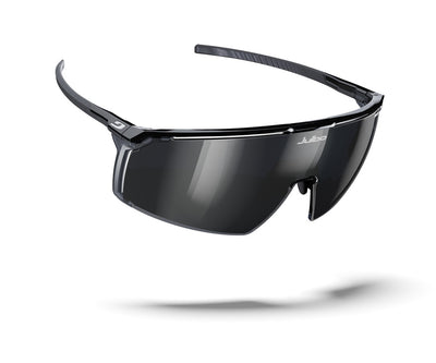 Julbo Panora Sportbrille – Schwarz / Schwarz Durchscheinend – REACTIV 0-3 – Detailansicht