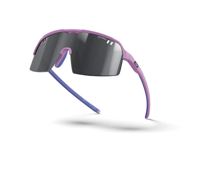 Julbo Intensity Neo Kinder-Sportbrille – Rosa / Violett – Spectron 3 – Seitenansicht