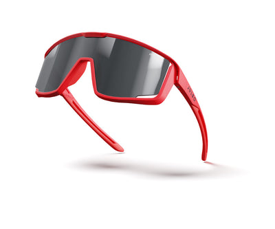 Julbo Fury Neo Kinder-Sportbrille – Fluoreszierendes Rot – Spectron 3 – Seitenansicht