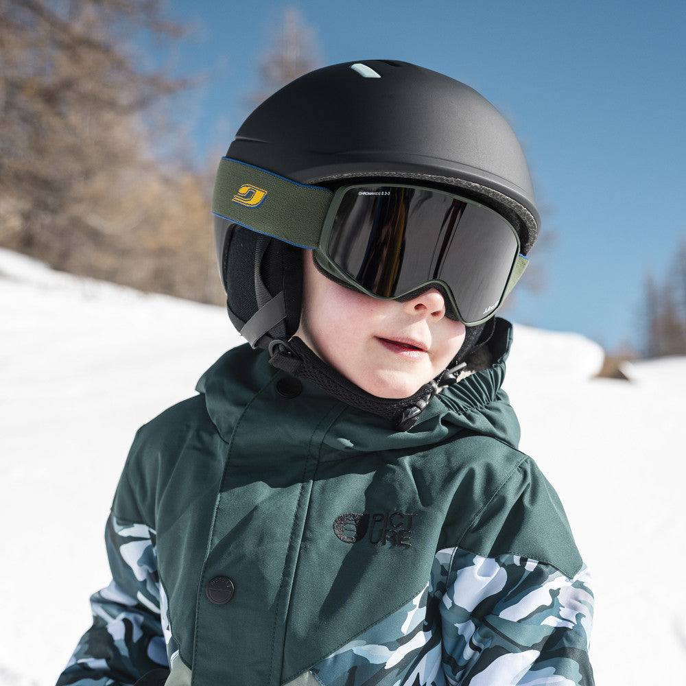 Julbo Proton Kinder-Skibrille – Dunkelgrün – Chromakids – Detailansicht