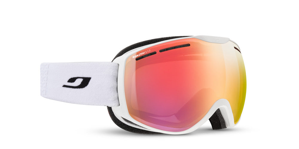 Julbo Fusion Skibrille – Weiß – REACTIV 1-3 High Contrast – Frontansicht