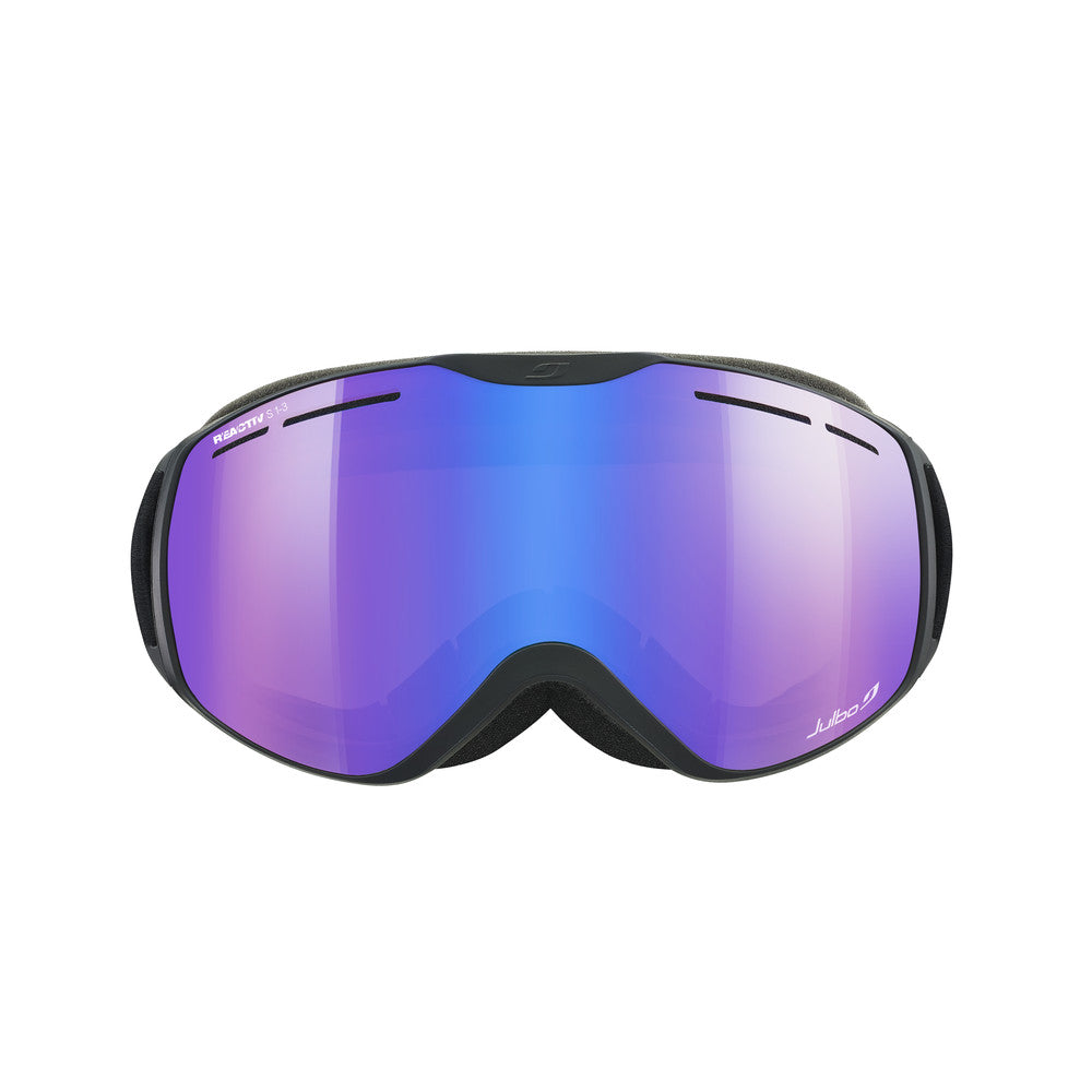Julbo Fusion Skibrille – Schwarz – REACTIV 1-3 High Contrast – Seitenansicht