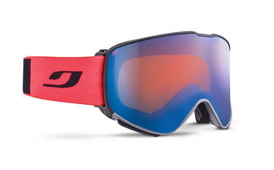 Julbo Quickshift MTB-Brille – Schwarz / Rot – Interchangeable Spectron – Frontansicht