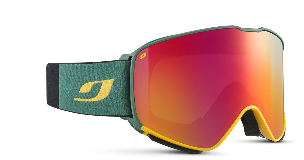 Julbo Quickshift MTB-Brille – Schwarz / Grün – Spectron 2 – Frontansicht
