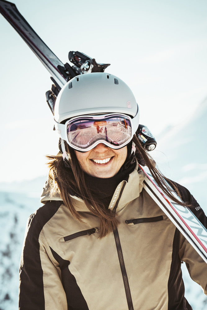 Julbo Ellipse Skibrille – Weiß / Grau – Spectron 1 – Seitenansicht