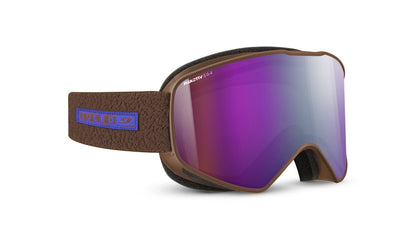 Julbo Cyclon Skibrille – Braun / Rot – REACTIV 0-4 High Contrast – Frontansicht