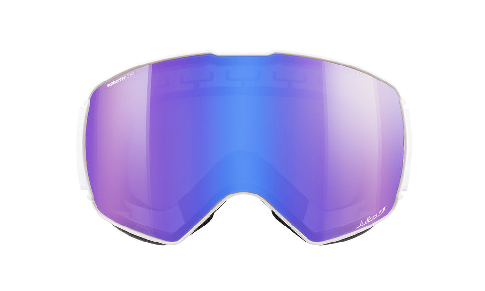 Julbo Lightyear Skibrille – Weiß – REACTIV 1-3 High Contrast – Seitenansicht