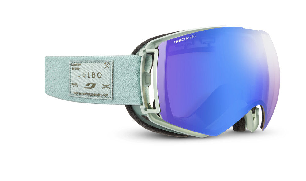 Julbo Lightyear Skibrille – Hellgrau / Schwarz – REACTIV 1-3 High Contrast – Frontansicht