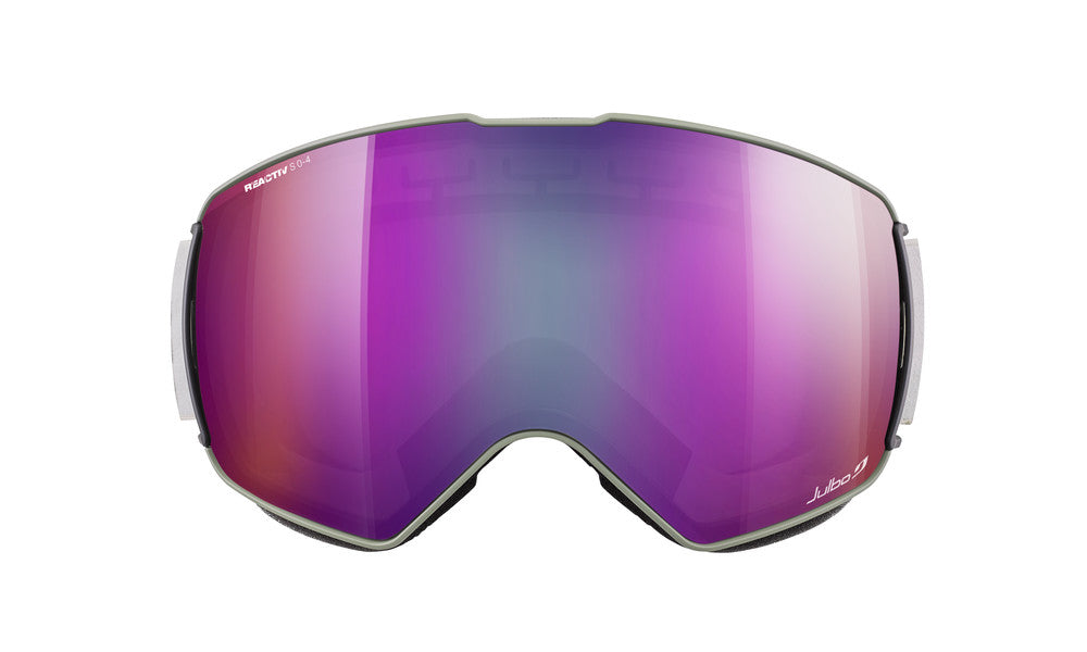 Julbo Lightyear Skibrille – Mint / Beige – REACTIV 0-4 High Contrast – Detailansicht