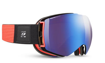 Julbo Lightyear Skibrille – Rot / Schwarz – REACTIV 2-4 Polarized – Frontansicht