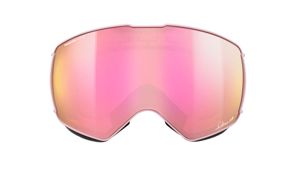 Julbo Lightyear Skibrille – Hellrosa – REACTIV HD 1-3 – Seitenansicht