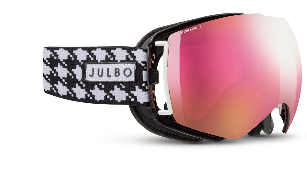 Julbo Lightyear Skibrille – Schwarz / Weiß – Spectron HD 3 – Frontansicht