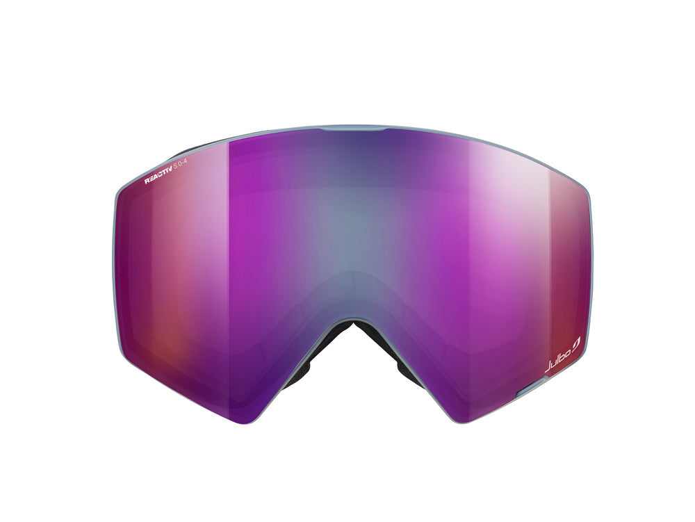 Julbo Razor Edge Skibrille – Dunkelblau / Grau – REACTIV 0-4 High Contrast – Seitenansicht