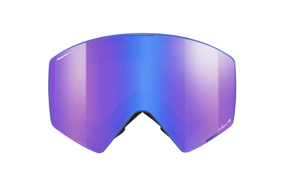 Julbo Razor Edge Skibrille – Blau / Schwarz – REACTIV HD 1-3 – Seitenansicht