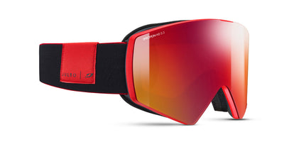 Julbo Razor Edge Skibrille – Rot / Schwarz – Spectron HD 3 – Frontansicht