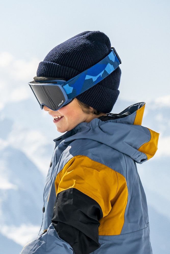 Julbo Atome Kinder-Skibrille – Blau – Chromakids – Seitenansicht