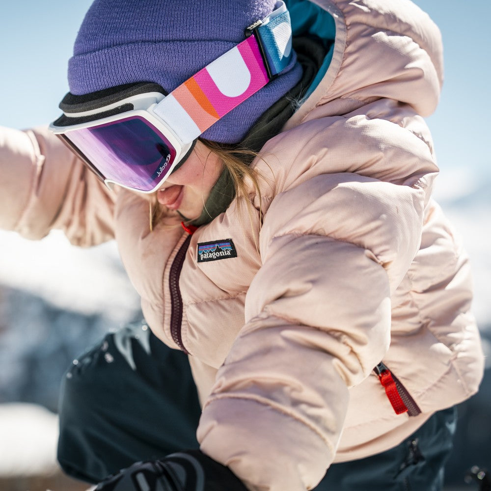 Julbo Atome Evo Kinder-Skibrille – Weiß – Spectron 3 – Detailansicht