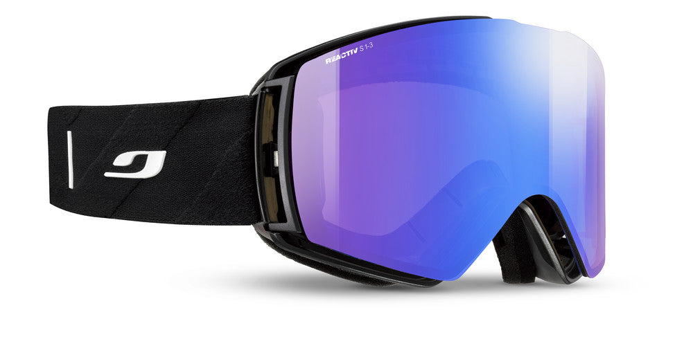 Julbo Launcher Skibrille – Schwarz – REACTIV 1-3 High Contrast – Frontansicht