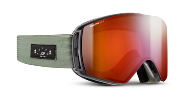 Julbo Launcher Skibrille – Grün – REACTIV 0-4 High Contrast – Frontansicht