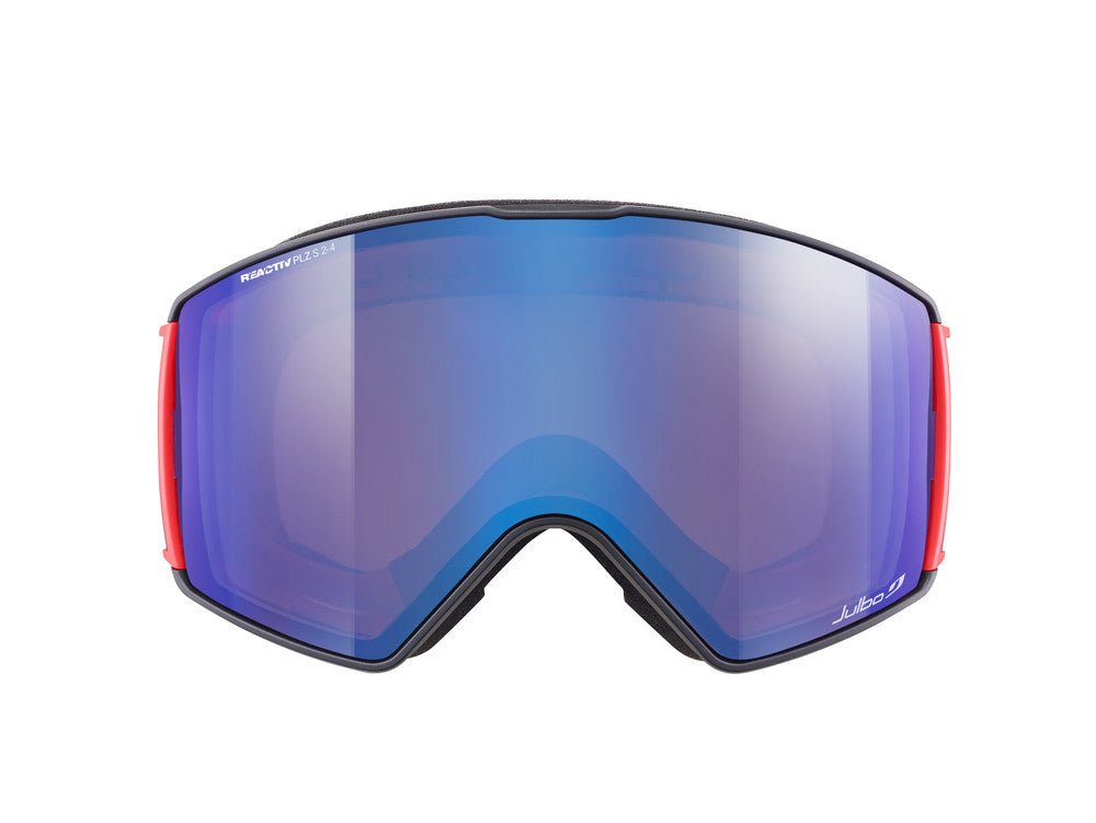 Julbo Launcher Skibrille – Rot / Schwarz – REACTIV 2-4 Polarized – Detailansicht