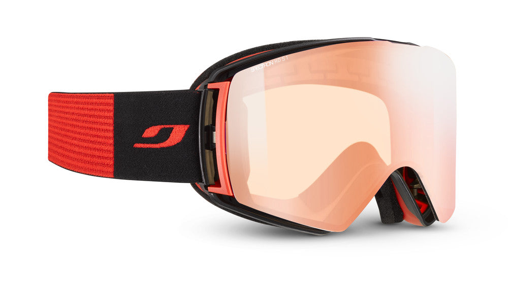 Julbo Launcher Skibrille – Rot / Schwarz – Spectron HD 1 – Frontansicht