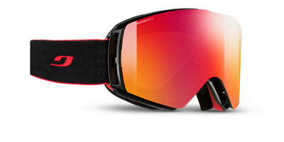 Julbo Launcher Skibrille – Schwarz / Rot – Spectron HD 3 – Frontansicht