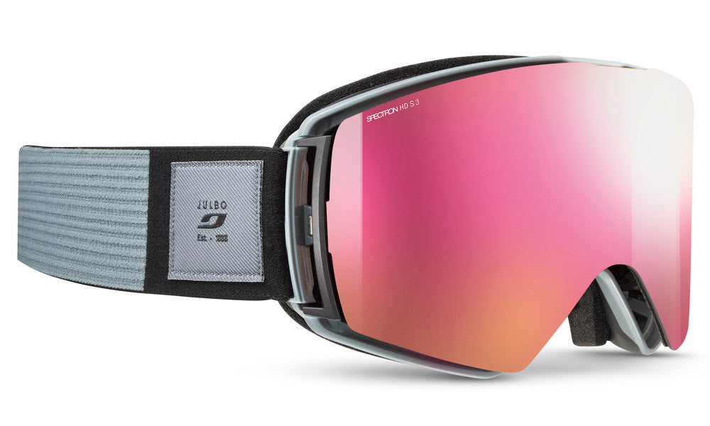 Julbo Launcher Skibrille – Grau / Schwarz – Spectron HD 3 – Frontansicht
