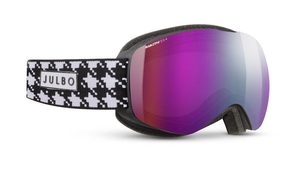 Julbo Proxima Skibrille – Schwarz / Weiß – REACTIV 0-4 High Contrast – Frontansicht
