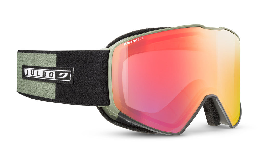 Julbo Cyrius-X Skibrille – Grün / Schwarz – REACTIV 1-3 High Contrast – Frontansicht