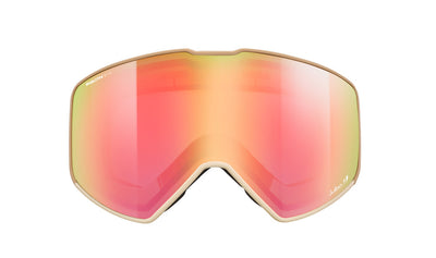 Julbo Cyrius-X Skibrille – Beige – REACTIV 1-3 High Contrast – Detailansicht