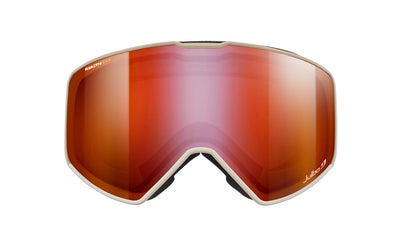 Julbo Cyrius-X Skibrille – Beige / Braun – REACTIV 0-4 High Contrast – Detailansicht