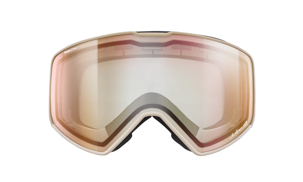 Julbo Cyrius-X Skibrille – Beige / Braun – REACTIV 0-4 High Contrast – Seitenansicht