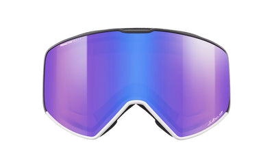 Julbo Cyrius-X Skibrille – Weiß / Schwarz – REACTIV HD 1-3 – Seitenansicht